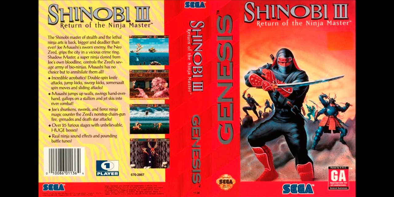 Reseña: Shinobi III. Return of the Ninja Master (Sega Genesis)